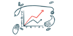 Clinical trial graph illustration.