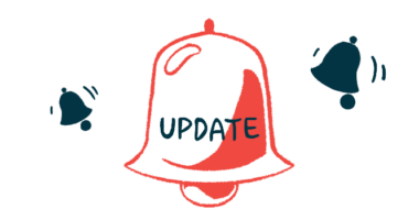 Small bells ring behind a large bell labeled update in this illustration.