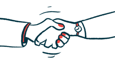 An illustration shows a handshake between two people.